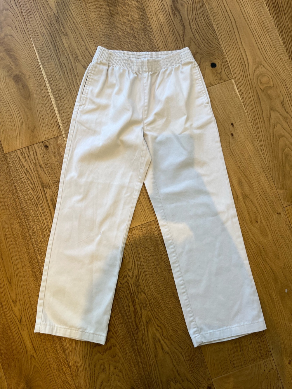 TNA White Straight-Leg Chinos
